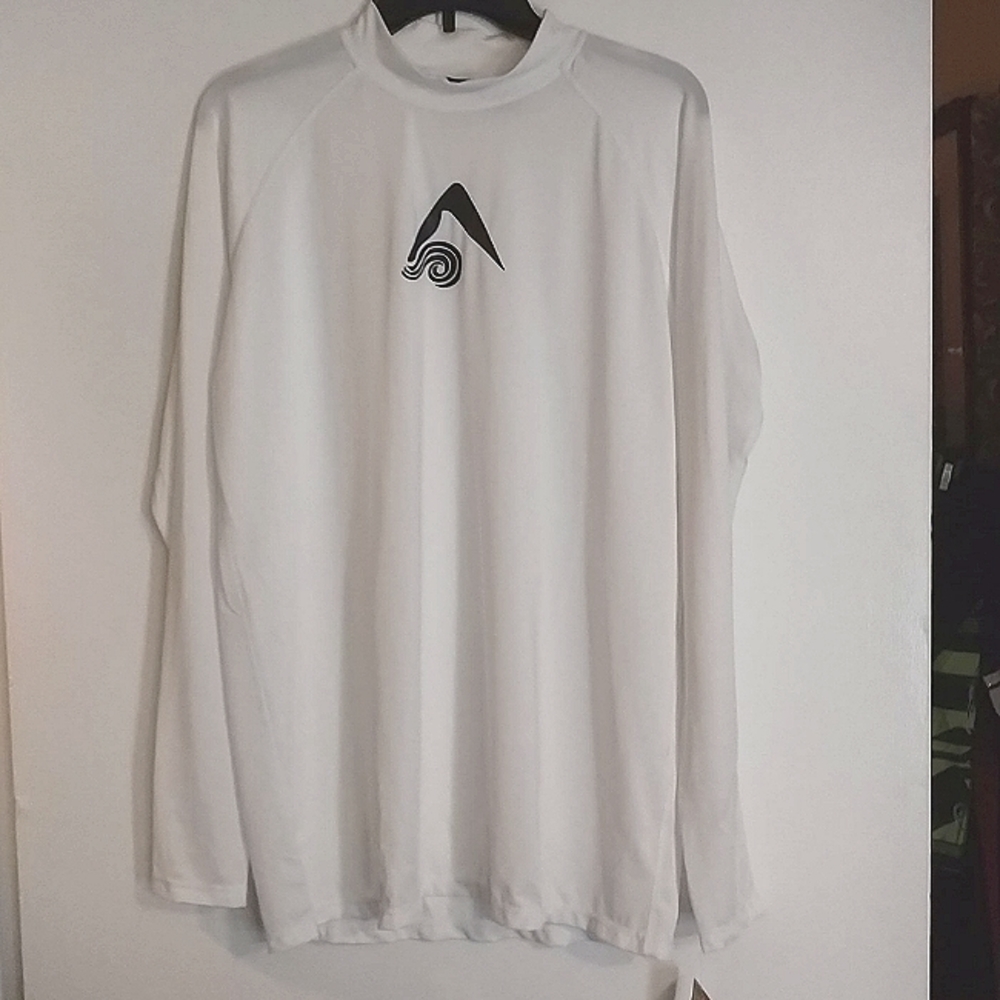 Kanu Surf Men's Long Sleeve Platinum Rash Guard